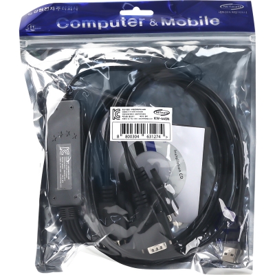 강원전자 넷메이트 USB2.0 to 4포트 RS232 시리얼 컨버터 KW-440N
