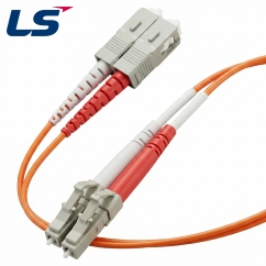 LS전선 LC-SC 멀티모드 광점퍼코드 1m LS-JC-LC/SC-M1-20DPV-010