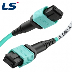 LS전선 OM3 8C MPO 광점퍼코드 2m LS-MTC-FF-M3-08ZB-002