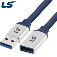 LS전선 USB3.0 슈퍼라이프사이클 High-Flex 연장 AM-AF 케이블 2m LS-UBAF-30H-020