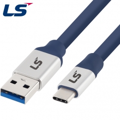 LS전선 USB3.0 슈퍼라이프사이클 High-Flex AM-CM 케이블 1m LS-UBC-30H-010