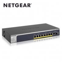 넷기어 10포트 멀티 기가비트 스위칭 허브, 180W PoE++ 8포트 / 10G SFP+ 1포트 MS510TXPP