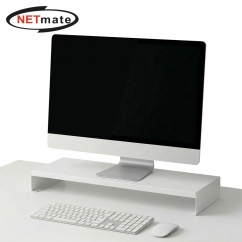 강원전자 넷메이트 다용도 메탈 받침대 700x240x80mm 화이트 NM-AM700WH