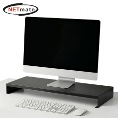강원전자 넷메이트 울트라 와이드 메탈 받침대 900x400x80mm 블랙 NM-AM900BKG