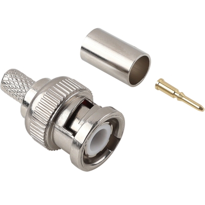 강원전자 넷메이트 75ohm BNC 4C 압착 커넥터, 낱개 NM-BNC73N