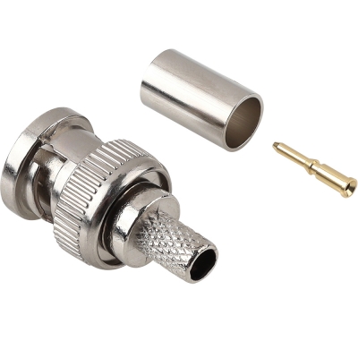 강원전자 넷메이트 75ohm BNC 4C 압착 커넥터, 낱개 NM-BNC73N