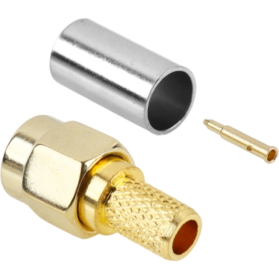 강원전자 넷메이트 50ohm SMA 3C 압착 커넥터, 낱개 NM-BNC82N