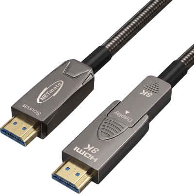 강원전자 넷메이트 아머드 HDMI2.1 AOC 배관용 케이블 15m NM-HAA15TD