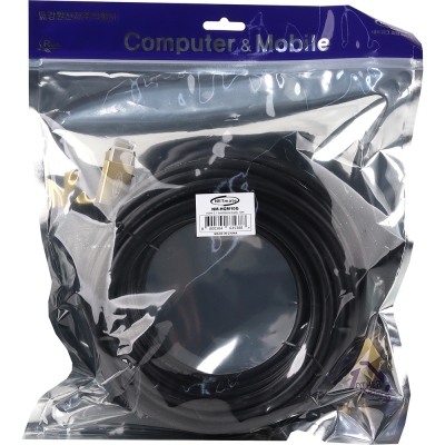 강원전자 넷메이트 ATC 공식 인증 HDMI 2.1 Gold Metal 케이블 10m NM-HQM10G