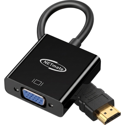 강원전자 넷메이트 HDMI to VGA(RGB) 컨버터, 전원 입력 NM-HV03AP