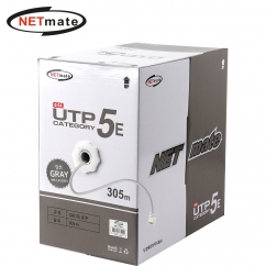 강원전자 넷메이트 CAT.5E UTP 케이블 305m (단선/그레이) NM-L5130GY