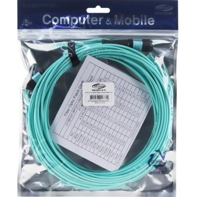 강원전자 넷메이트 OM3 12C MPO 광점퍼코드 10m NM-MP31210
