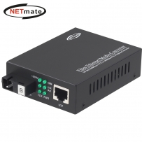 강원전자 넷메이트 기가비트 이더넷 BiDi 광 컨버터(SC/TX1550nm/RX1310nm/20km) NM-OFC08B