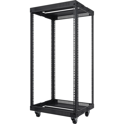 강원전자 넷메이트 조립식 오픈 허브랙, 블랙 NM-S1050FRB