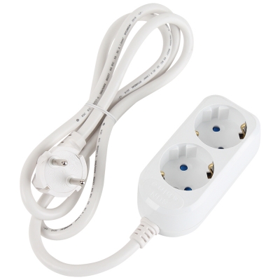 강원전자 넷메이트 SAFE 멀티탭 2구 접지 0.5m NM-SF205