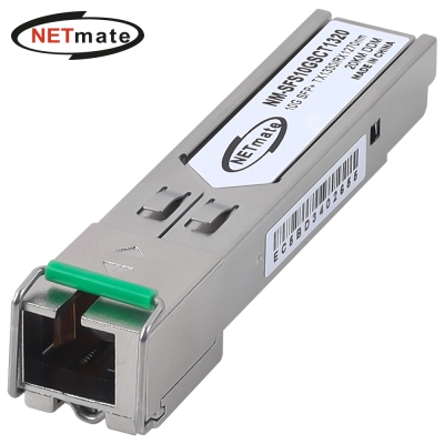 강원전자 넷메이트 10G 싱글모드 SFP+ BiDi 광 모듈(SC/TX1330nm/RX1270nm/20km) NM-SFS10GSCT1320