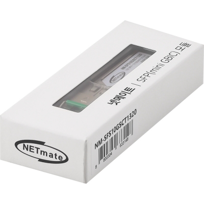 강원전자 넷메이트 10G 싱글모드 SFP+ BiDi 광 모듈(SC/TX1330nm/RX1270nm/20km) NM-SFS10GSCT1320