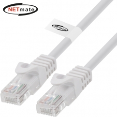 강원전자 넷메이트 CAT.6 UTP 랜 케이블 10m (화이트) NM-TC610