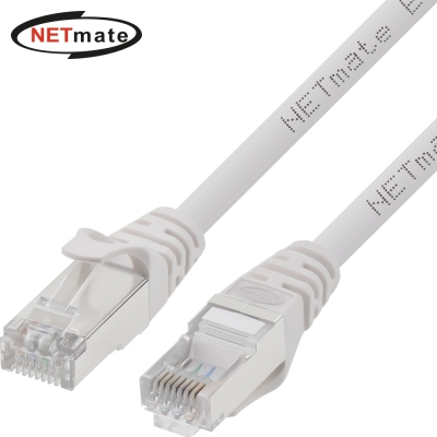 강원전자 넷메이트 CAT.7 SSTP 랜 케이블 2m (화이트) NM-TC702