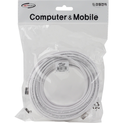 강원전자 넷메이트 CAT.7 SSTP 랜 케이블 20m (화이트) NM-TC720