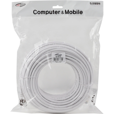강원전자 넷메이트 CAT.7 SSTP 랜 케이블 30m (화이트) NM-TC730