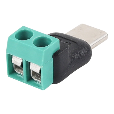 강원전자 넷메이트 USB-C / 2핀 터미널 블록 전원 입력 젠더 NM-TG16