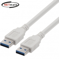 강원전자 넷메이트 USB3.0 AM-AM 케이블 1m (화이트) NM-TUA310