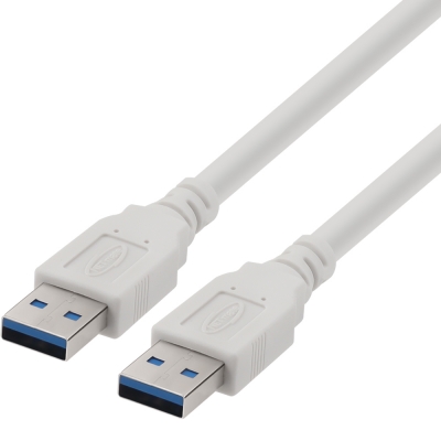 강원전자 넷메이트 USB3.0 AM-AM 케이블 3m (화이트) NM-TUA330