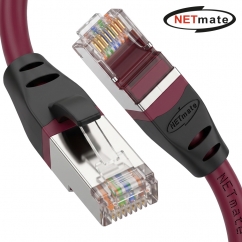 강원전자 넷메이트 CAT.8 SSTP 랜 케이블 1m NM-U810DR