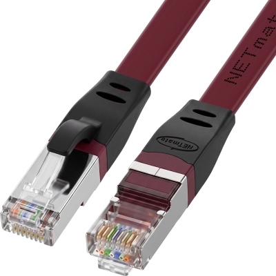 강원전자 넷메이트 CAT.8 STP FLAT 랜 케이블 1.5m NM-U815DF