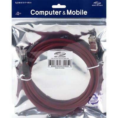 강원전자 넷메이트 CAT.8 SSTP 랜 케이블 2m NM-U820DR