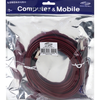 강원전자 넷메이트 CAT.8 STP FLAT 랜 케이블 7m NM-U870DF