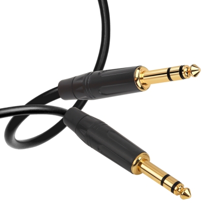 강원전자 넷메이트 TRS(5.5 Stereo) 마이크 케이블 1m NMC-AU501SB