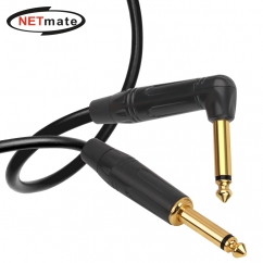 강원전자 넷메이트 TS(5.5 Mono) 마이크 꺾임 케이블 2m NMC-AU502BA