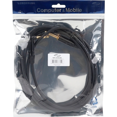 강원전자 넷메이트 TS(5.5 Mono) 마이크 꺾임 케이블 3m NMC-AU503BA