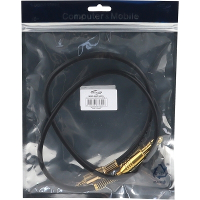 강원전자 넷메이트 TRS(5.5 Stereo)-스테레오 마이크 케이블 1m NMC-AU5301S