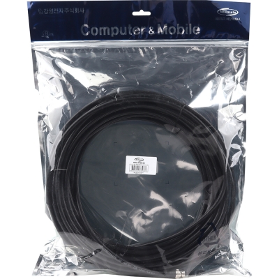 강원전자 넷메이트 5C-HFBT BNC-BNC 동축 케이블(동복강선/4합/75ohm) 20m NMC-HFBT20