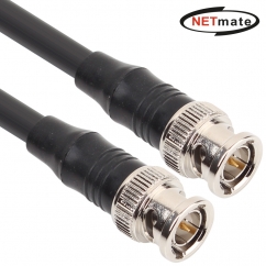 강원전자 넷메이트 5C-HFBT BNC-BNC 광대역 동축 케이블(연동선/4합/75ohm) 20m NMC-HFBTB20