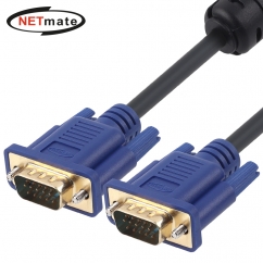 강원전자 넷메이트 RGB 3+4 모니터 케이블 2m (블랙) NMC-R20E