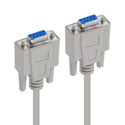 강원전자 넷메이트 9핀 F/F NULL MODEM 케이블 1.8m NMC-SFF18