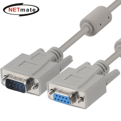 강원전자 넷메이트 9핀 M/F NULL MODEM 케이블 10m NMC-SFM100