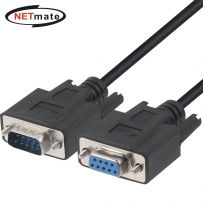 강원전자 넷메이트 9핀 M/F NULL MODEM 케이블 3m (블랙) NMC-SFM30B