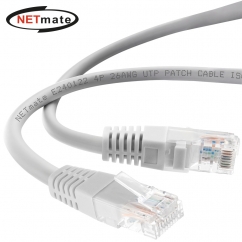 강원전자 넷메이트 CAT.5E UTP 랜 케이블 5m, 그레이 NMC-U550G