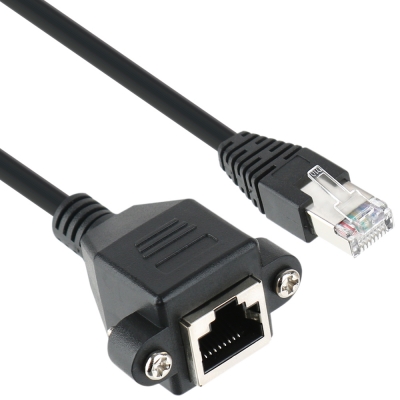 강원전자 넷메이트 CAT.6 SFTP 연장 판넬형 랜 케이블 1.5m NMC-U615FZ