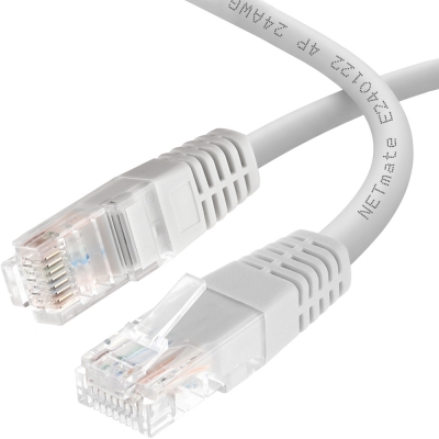 강원전자 넷메이트 CAT.6 UTP 랜 케이블 20m, 그레이 NMC-U6200G