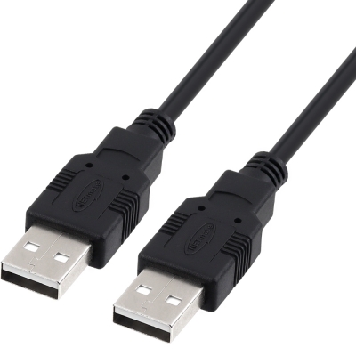 강원전자 넷메이트 USB2.0 AM-AM 케이블 5m (블랙) NMC-UA250BK