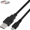 강원전자 넷메이트 USB2.0 마이크로 5핀 케이블 1m (블랙) NMC-UMB10E