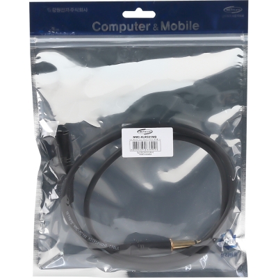 강원전자 넷메이트 XLR 캐논(M)-TS(5.5 Mono) 마이크 케이블 1m NMC-XLR501MB