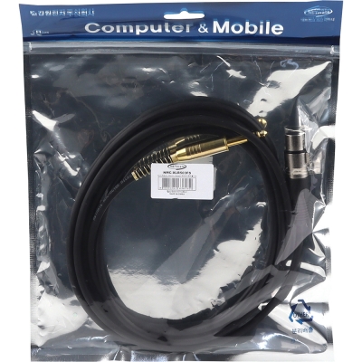 강원전자 넷메이트 XLR 캐논(F)-TRS(5.5 Stereo) 마이크 케이블 3m NMC-XLR503FS