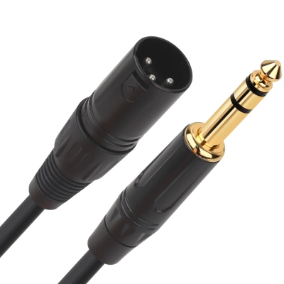 강원전자 넷메이트 XLR 캐논(M)-TRS(5.5 Stereo) 마이크 케이블 5m NMC-XLR505MSB